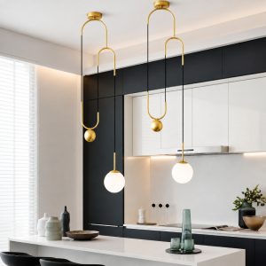 Đèn thả decor – thiết kế Moonlight treo đứng nghệ thuật TDC-1160