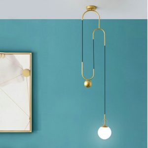 Đèn thả decor – thiết kế Moonlight treo đứng nghệ thuật TDC-1160
