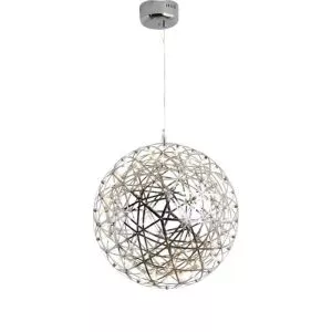 Đèn thả decor – thiết kế quả cầu tuyết màu Inox TDC-95