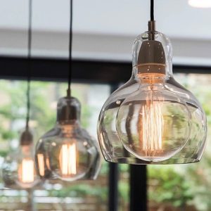 Đèn thả decor – thủy tinh thiết kế hình hồ lô TDC-50