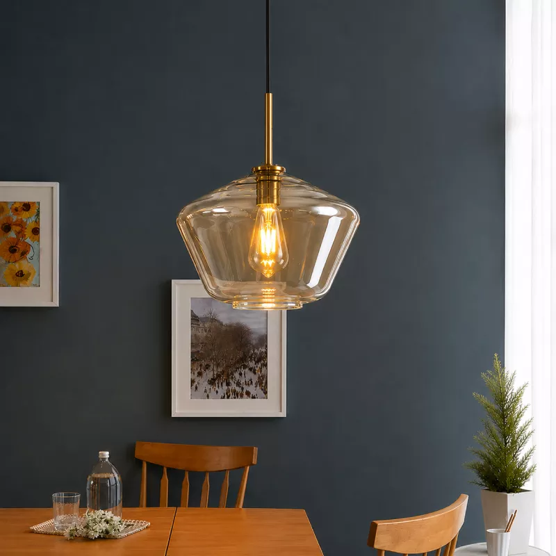 Đèn thả decor - thủy tinh Trà thiết kế sáng tạo TDC-1802