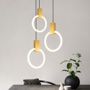 Đèn thả decor – thiết kế vòng tròn, led hiện đại TDC-94