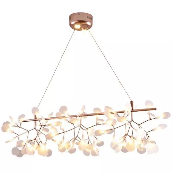 Đèn Thả Hera Lá Nhựa Kiểu Ngang Cao Cấp Tdc-190