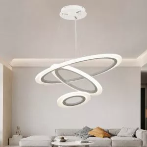 Đèn thả hiện đại, led 3 vòng cao cấp DT-46