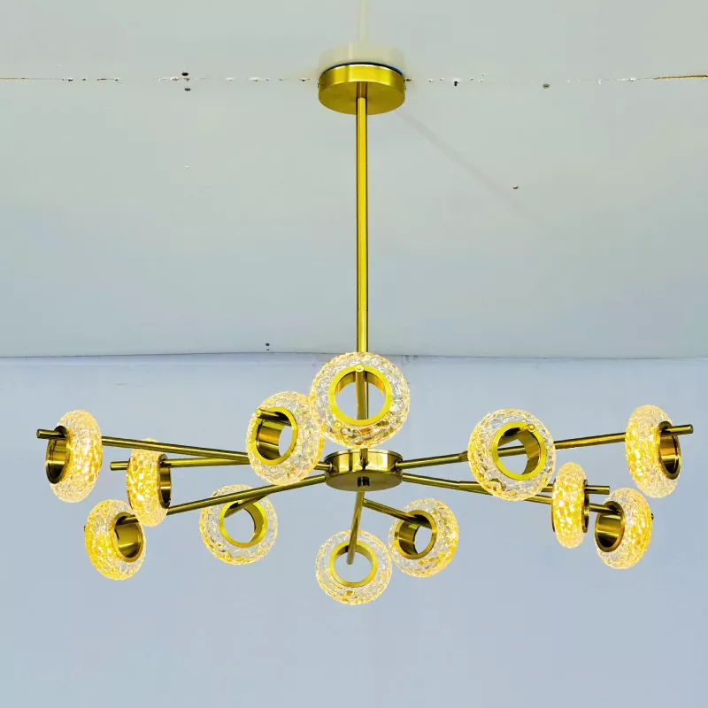 Đèn thả hiện đại phòng khách-bàn ăn, vòng đá phale cao cấp DT-42 - Hình ảnh 4