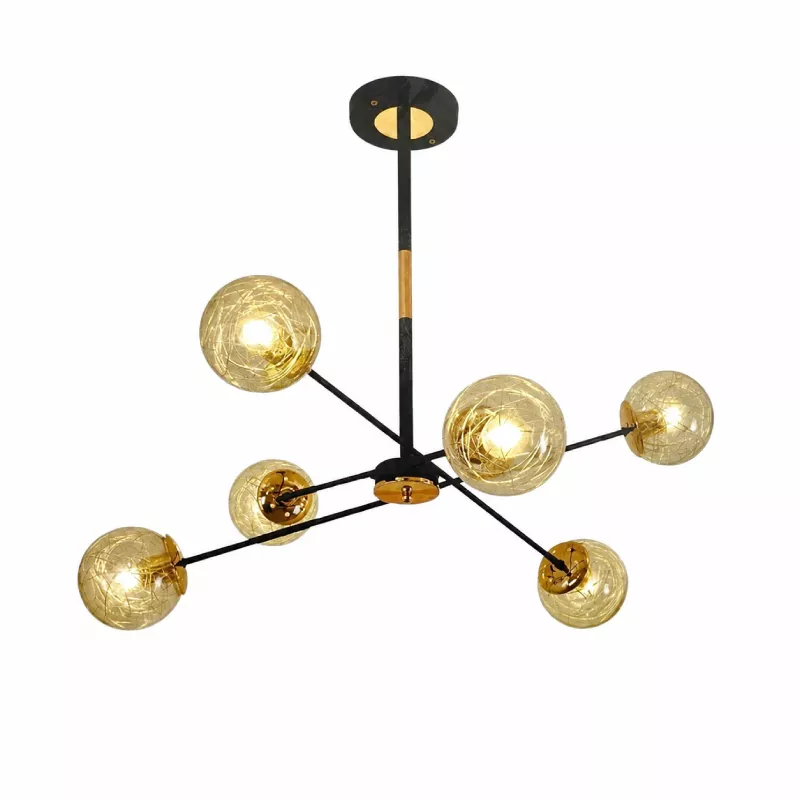 Đèn thả hiện đại - thiết kế chao thủy tinh nghệ thuật DT-84 - Hình ảnh 2