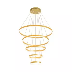 Đèn thả hiện đại – thiết kế thả 5 vòng Led cao cấp DT-49