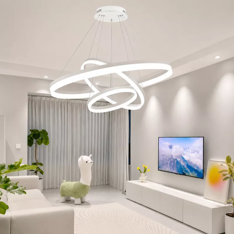 Đèn thả LED 3 vòng hiện đại DT-45 - Hình ảnh 4
