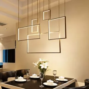 Đèn thả Led ô vuông hiện đại DT-50