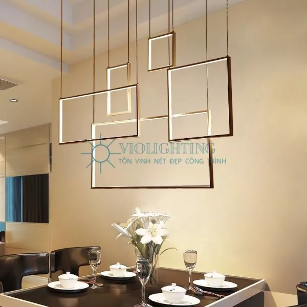 Đèn Thả Led Ô Vuông Hiện Đại Tdc-207