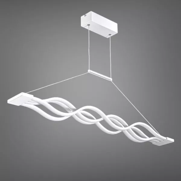 Đèn Thả Led, Thanh Ngang, Kiểu Gọn Sóng Nghệ Thuật Tdc-208