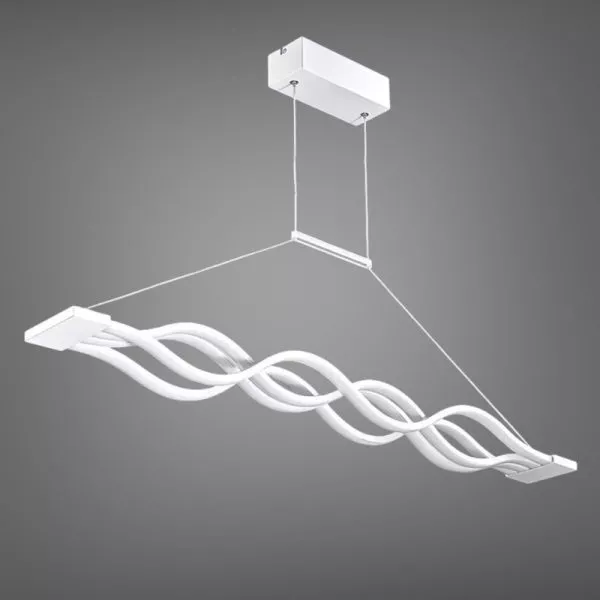 Đèn Thả Led, Thanh Ngang, Kiểu Gọn Sóng Nghệ Thuật Tdc-208
