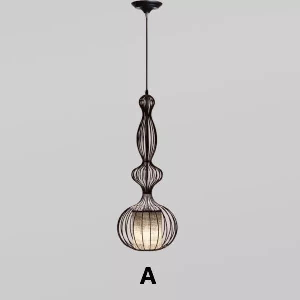 Đèn Thả Lồng Sắt Nghệ Thuật Hình Lục Bình  Tdc-44