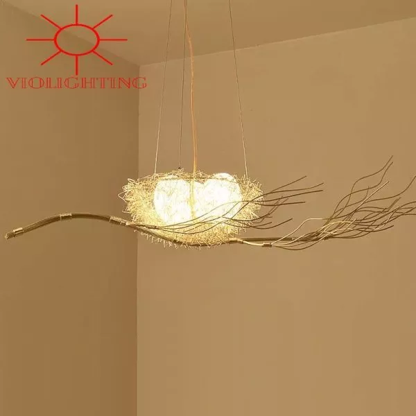 Đèn Thả Ngang Kiểu Tổ Chim Nghệ Thuật Tdc-114
