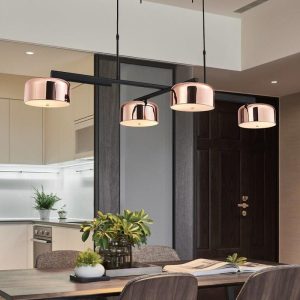 Đèn thả ngang phong cách Bắc Âu, màu vàng hồng DT-58