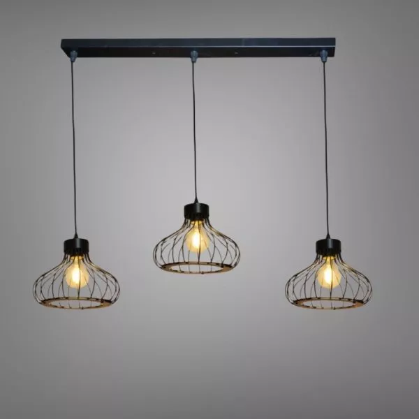 Đèn Thả Nhà Bếp-Bàn Ăn Giá Rẻ,Mâm Ngang, Thả Chụp Sắt Sba-41