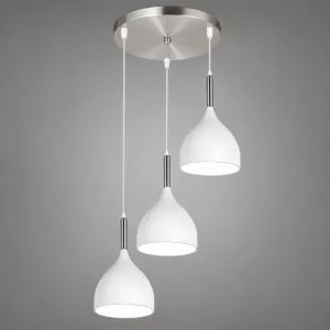 Đèn thả nhà bếp – bàn ăn, mâm tròn, thả chụp sắt TDC-30