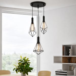 Đèn thả nhà bếp-bàn ăn, thả chụp sắt TDC-46