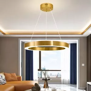 Đèn thả Oring xi vàng hiện đại DT-52