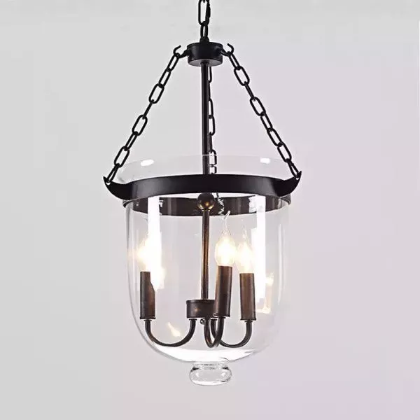 Đèn Thả Phong Cách Cổ Điển, Chao Thủy Tinh Nghệ Thuật Tdc-709