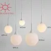 Đèn thả quả cầu thủy tinh đục TDC-25