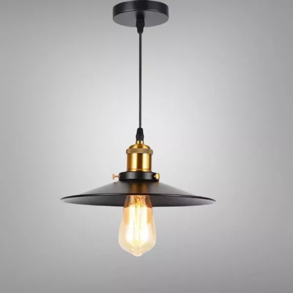 Đèn Thả Sắt Hình Đĩa Bay Retro Tdc-08