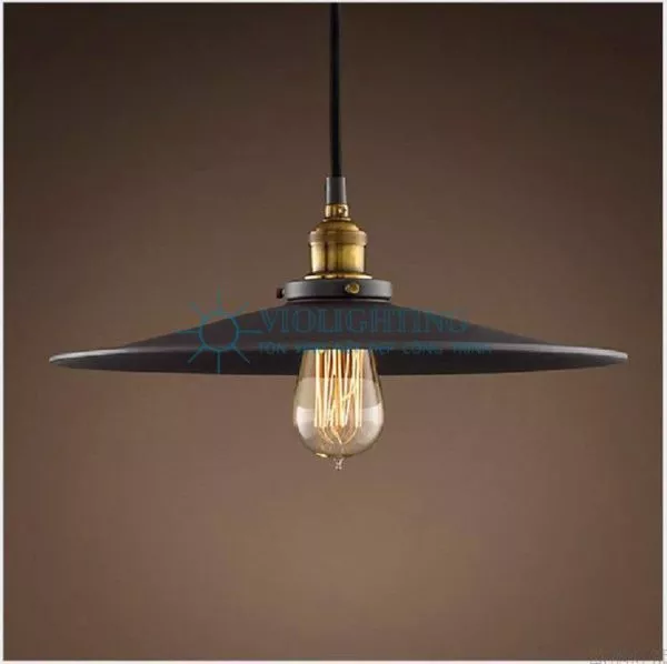 Đèn Thả Sắt Hình Đĩa Bay Retro Tdc-08