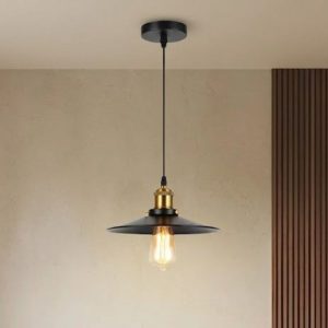 Đèn thả sắt hình đĩa bay Retro TDC-08