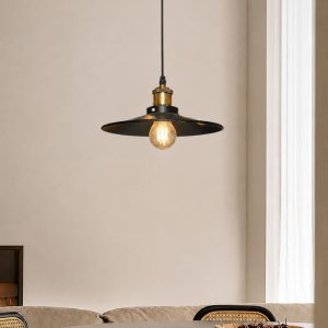 Đèn thả sắt hình đĩa bay Retro TDC-08