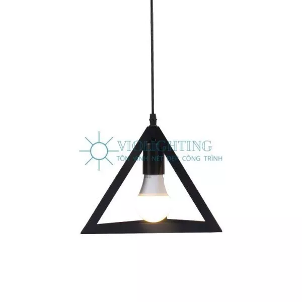 Đèn Thả Sắt Hình Khối Tam Giác Tdc-01