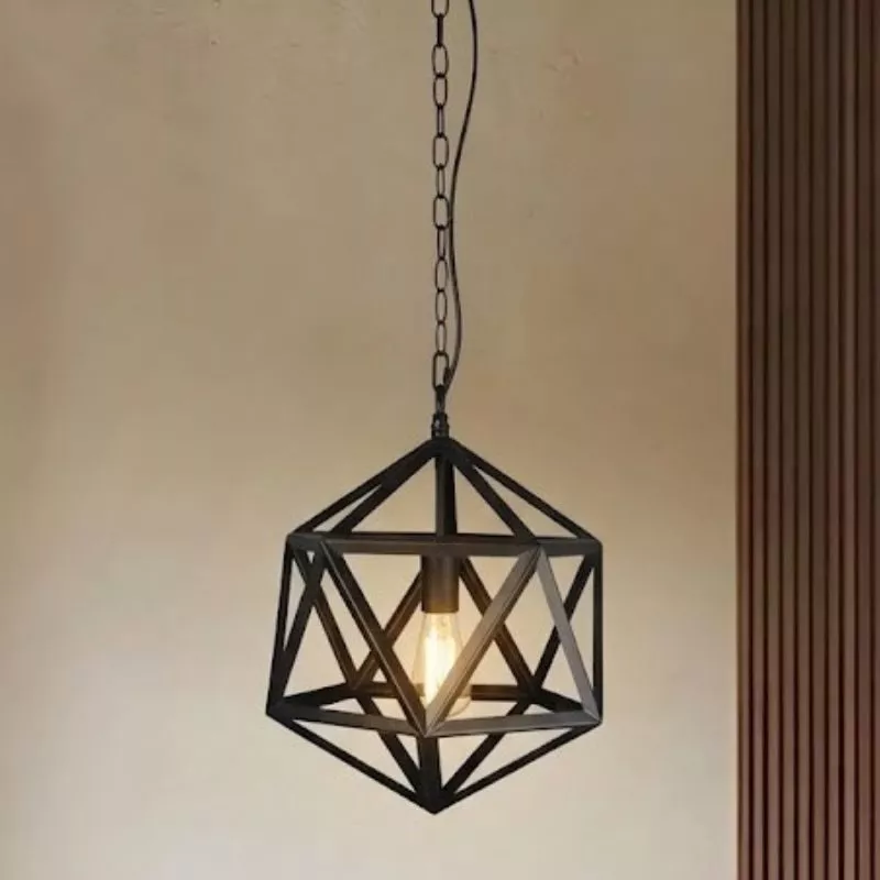 Đèn thả sắt hình khối TDC-71