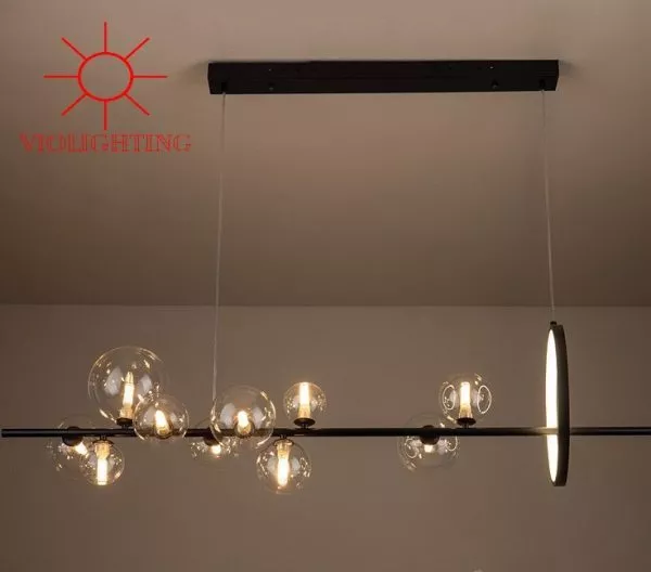 Đèn Thả Thủy Tinh Ngang Hiện Đại - Phong Cách Bắc Âu Tdc-159