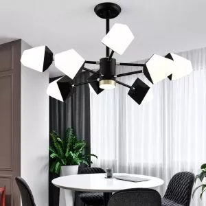 Đèn thả trần phòng khách-bàn ăn, 8 bóng LED hiện đại DT-64
