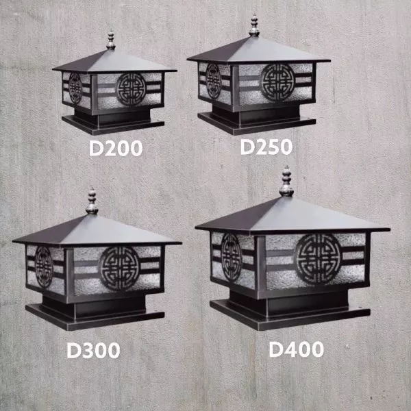 Đèn Trụ Cổng - Hàng Rào Giá Rẻ, Thiết Kế Cổ Điển Dtc-18