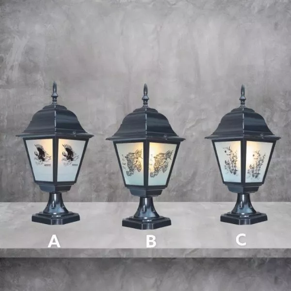 Đèn Trụ Cổng - Hàng Rào Giá Rẻ, Thiết Kế Cổ Điển Dtc-61