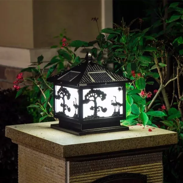 Đèn Trụ Cổng - Hàng Rào, Hành Lang Năng Lượng Mặt Trời Dtc-24Đ
