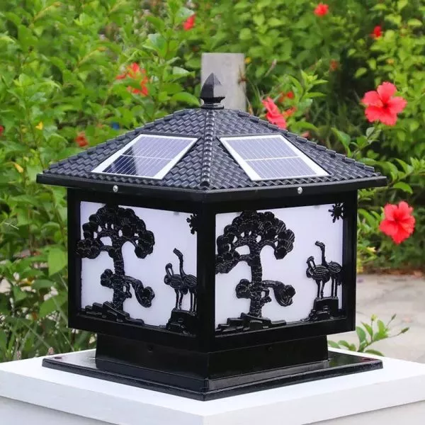 Đèn Trụ Cổng - Hàng Rào, Hành Lang Năng Lượng Mặt Trời Dtc-24Đ