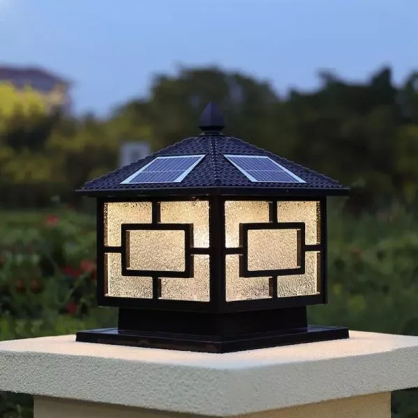 Đèn Trụ Cổng - Hàng Rào, Hành Lang Năng Lượng Mặt Trời Dtc-25