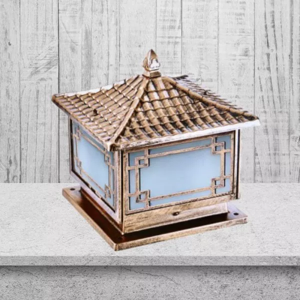 Đèn Trụ Cổng - Hàng Rào Nhôm Đúc Cao Cấp, Thiết Kế Cổ Điển Dtc-66N