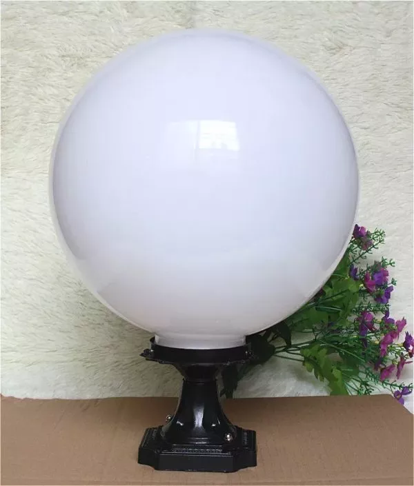 Đèn Trụ Cổng - Hàng Rào Quả Cầu Nhựa, Đế Trụ Dtc-73
