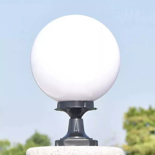 Đèn Trụ Cổng - Hàng Rào Quả Cầu Nhựa, Đế Trụ Dtc-73