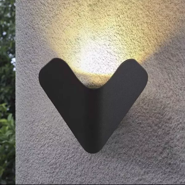 Đèn Tường Led Hiện Đại Ngoài Trời, Hắt 1 Đầu, Thiết Kế Nghệ Thuật Vnt-318