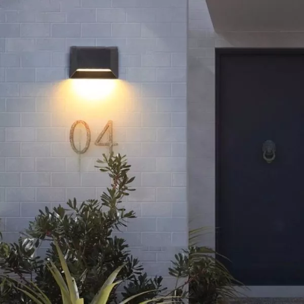 Đèn Tường Led Hiện Đại Ngoài Trời, Hắt 2 Đầu, Thiết Kế Nghệ Thuật Vnt-351