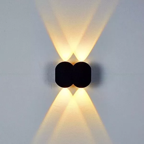 Đèn Tường Led Hiện Đại Ngoài Trời, Hắt 4 Tia Vnt-337