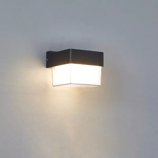 Đèn Tường Led Hiện Đại Ngoài Trời, Thiết Kế Hình Khối Vuông, 1 Đầu Vnt-379