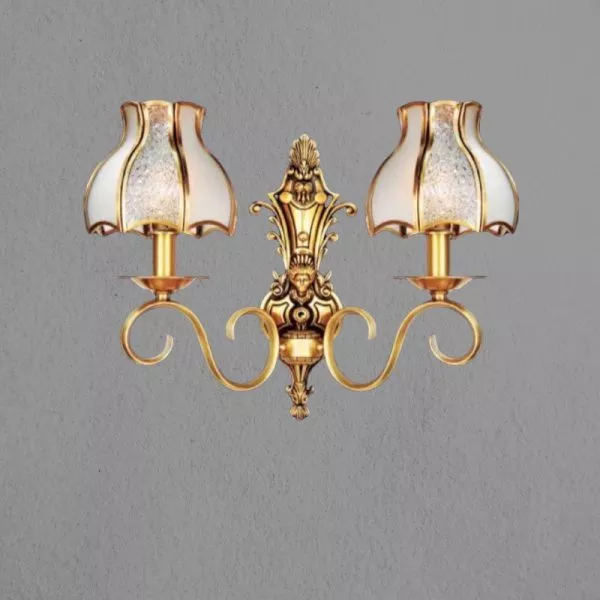 Đèn Vách Đồng Nguyên Chất, Chao Thiết Kế Vd-234
