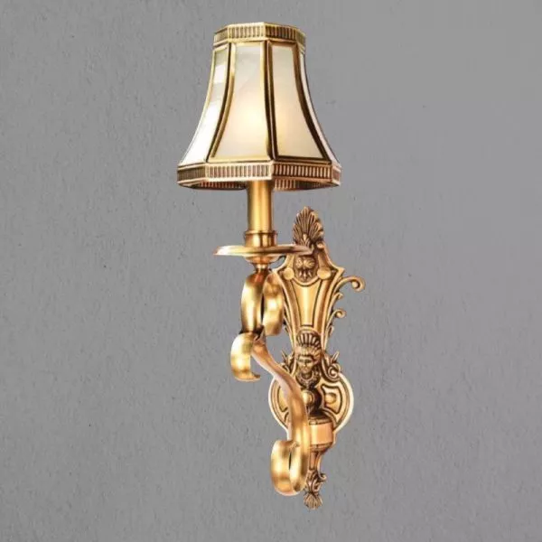 Đèn Vách Đồng Nguyên Chất, Chao Thiết Kế Vd-237