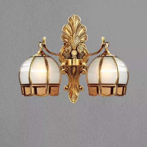 Đèn Vách Đồng Nguyên Chất, Chao Thiết Kế Vd-238
