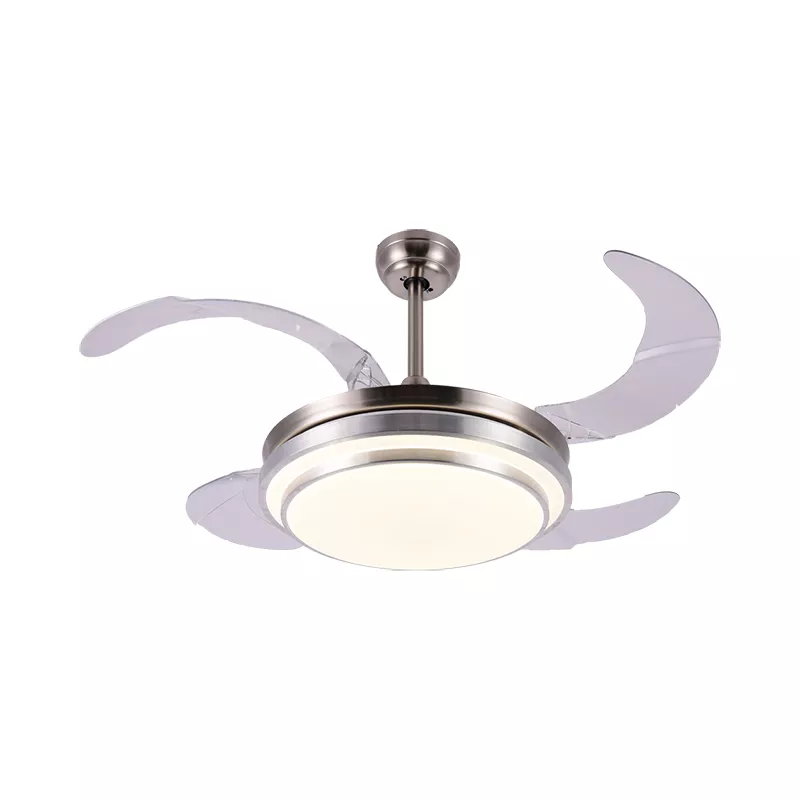 Quạt trần đèn, cánh xếp, thiết kế hiện đại QT-126 - Hình ảnh 2