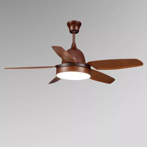 Quạt Trần Đèn,5 Cánh Gỗ, Thiết Kế Hiện Đại  Qt-144